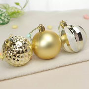 Christmas Tree Decorative Balls GOLDEN(16PC/SET)