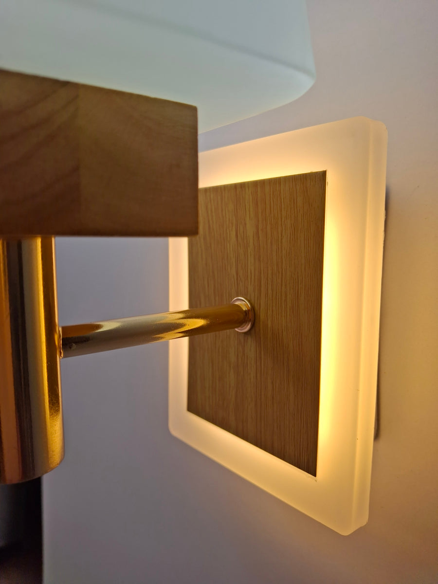 Creative Wood Wall Lantern Modern Simple Wall Light