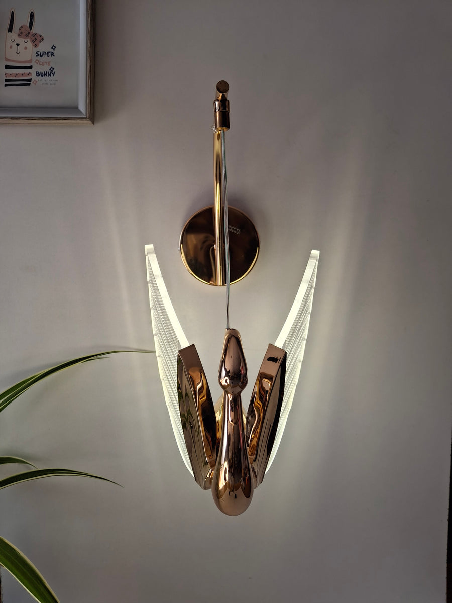 Swan LED Fixture for Living Room, Bedroom, and Hallway Vanity Light