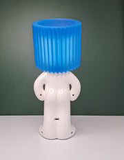 Naughty Bed side rechargable lamp - Blue Shade