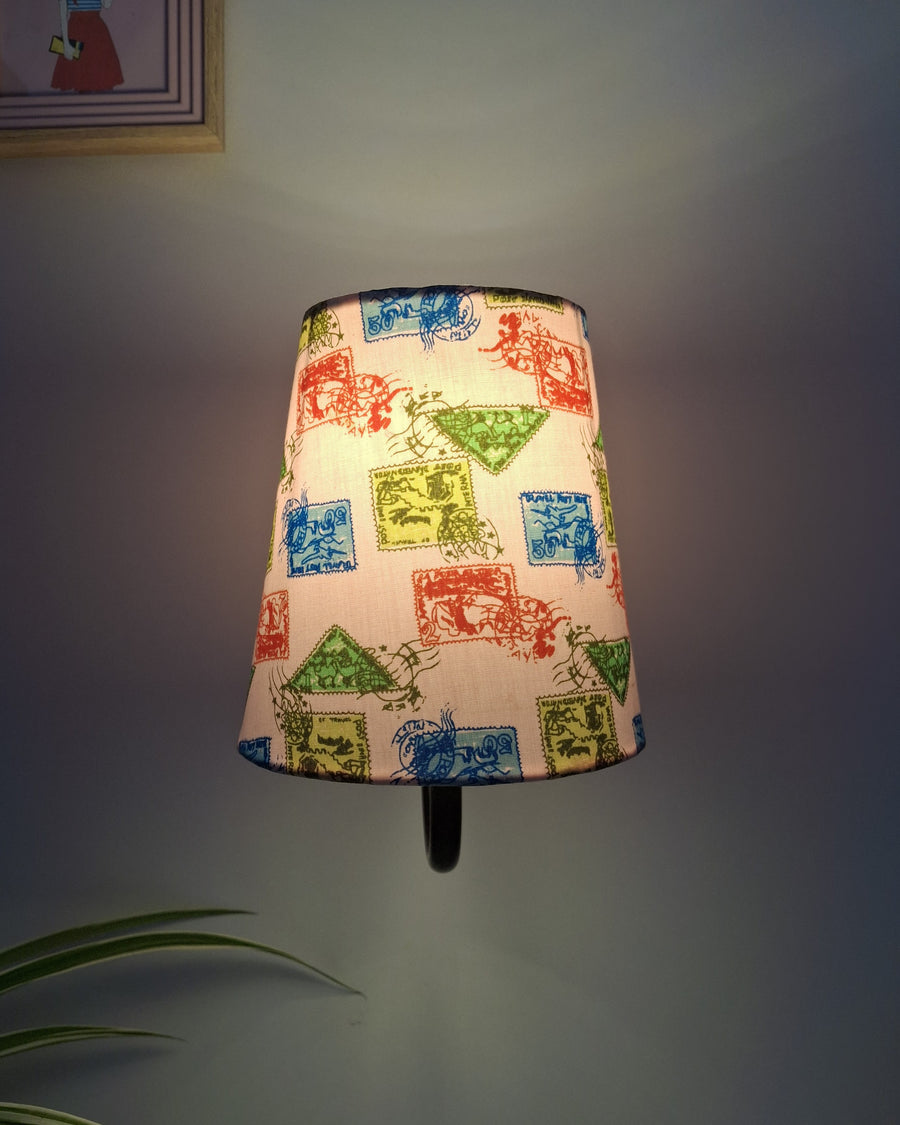 The Stamp Lamp Shade Wall Lights