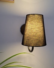 The Black Fabric Lamp Shade Wall Lights