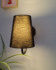 The Black Fabric Lamp Shade Wall Lights