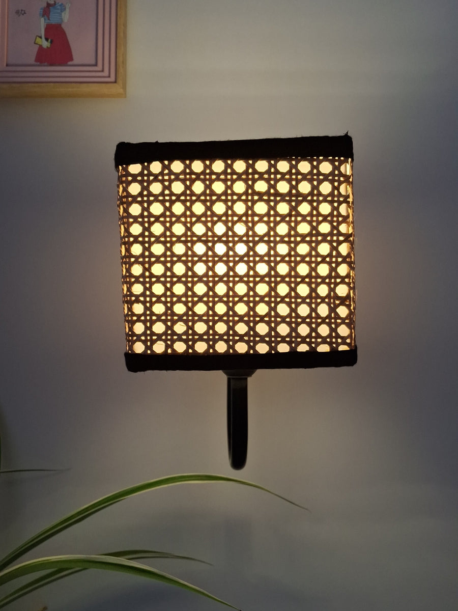 The Bamboo Fabric Lamp Shade Wall Lights