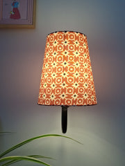 The Red Fabric Lamp Shade Wall Lights