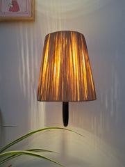 The Raffia Lamp Shade Wall Lights