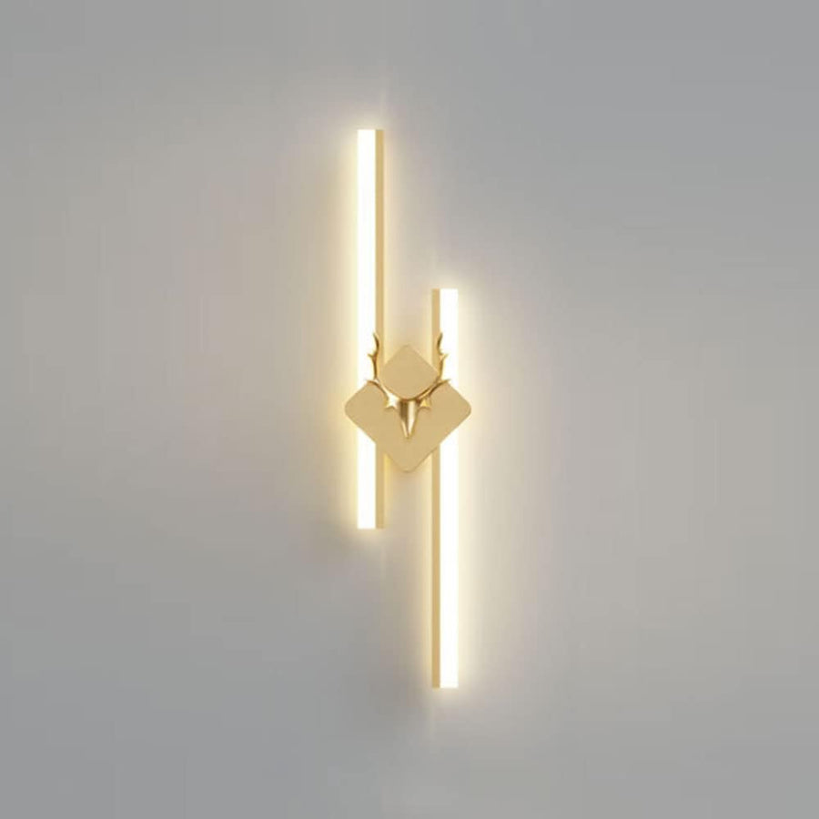 Modern Minimalist Living Room LED Acrylic Wall Lamp (Golden)