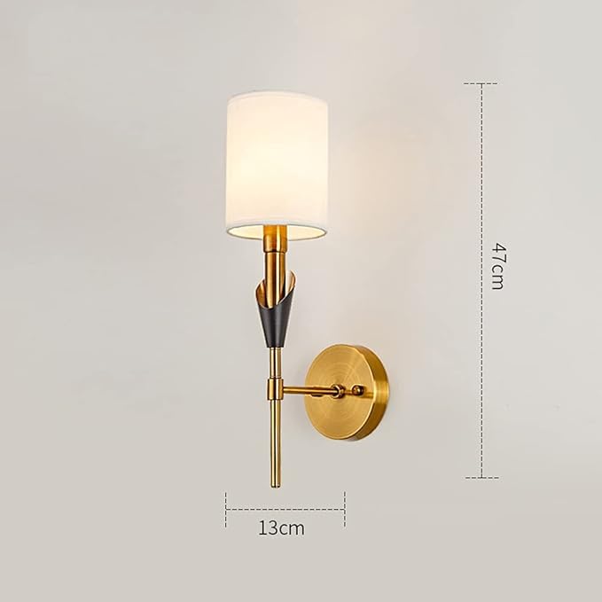 Mid-Century Wall Lamp Simple Brushed Gold