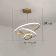 3 Ring LED Pendant Light