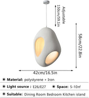 Lampshade Pendant Light with adjustable wire