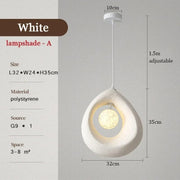 Modern Earthy style pendant light Chandelier for Living Room Outdoor Light - Warm White