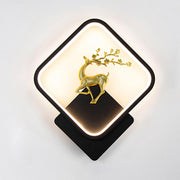 Deer Wall Lamp with Adjustable Color Changing Function