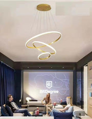 3 Ring LED Pendant Light