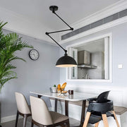 Creative Long Arm Pendant Light Adjuatable Telescopic Hanging Lamp