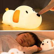 Silicone Cute Puppy Table Lamp