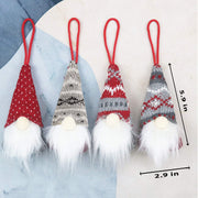 5 Pack Christmas Plush Ornaments Set - Xmas Hanging Decorations