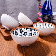 Porcelain Bowls Set, 300 ML Serving Bowls Oven Safe for Dining (4 -Piece)