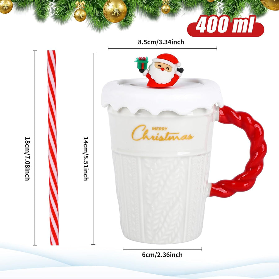 Christmas Coffee Cup 400 ml Christmas Ceramic Coffee Cup