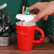 Christmas Coffee Cup 400 ml Christmas Ceramic Coffee Cup