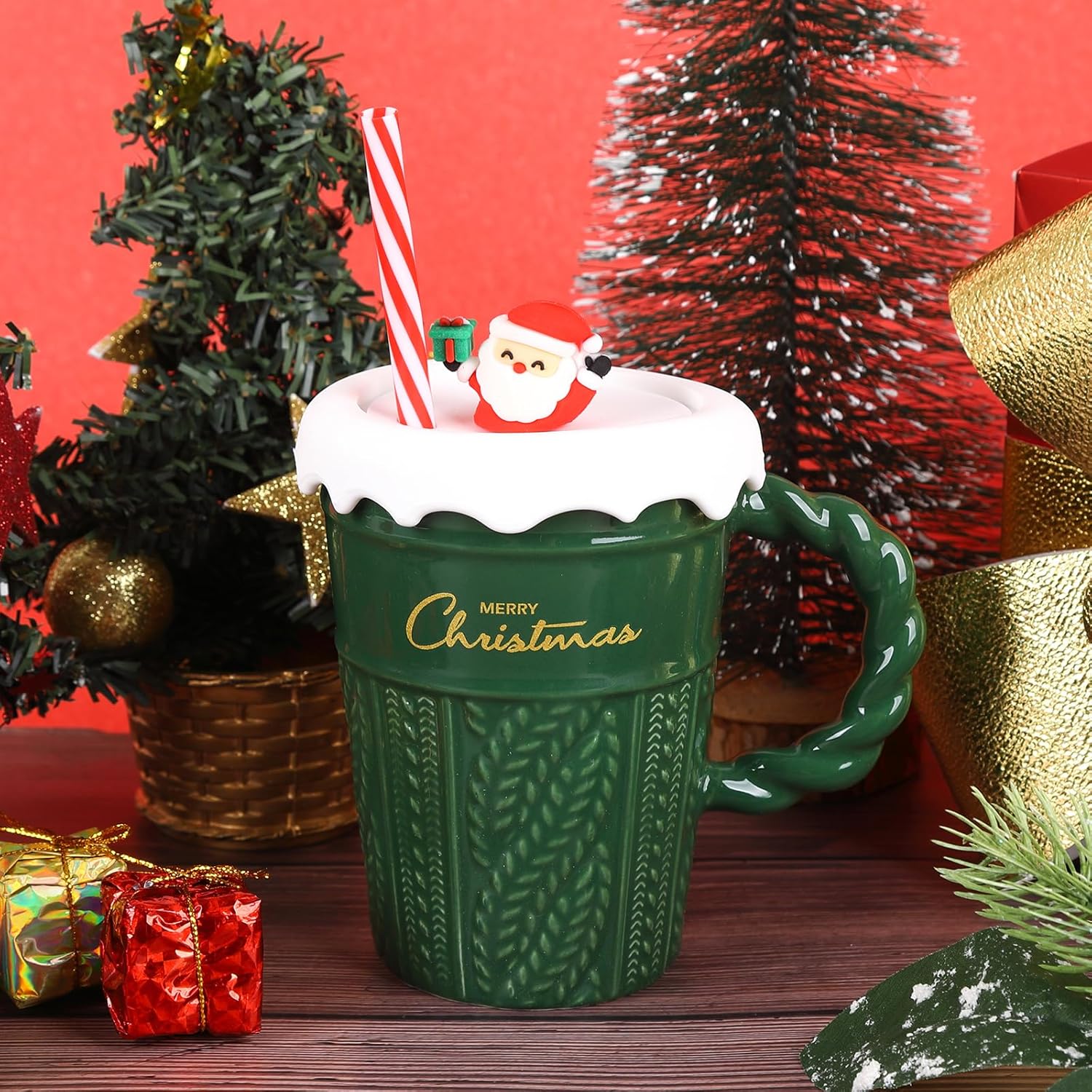 Christmas Coffee Cup 400 ml Christmas Ceramic Coffee Cup