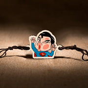 Superman Wooden Bro Rakhi