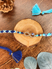 Infinity evil eye rakhi