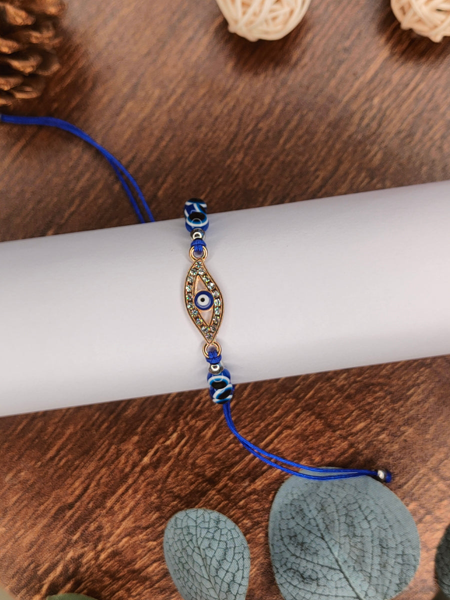 Evil eye beads rakhi