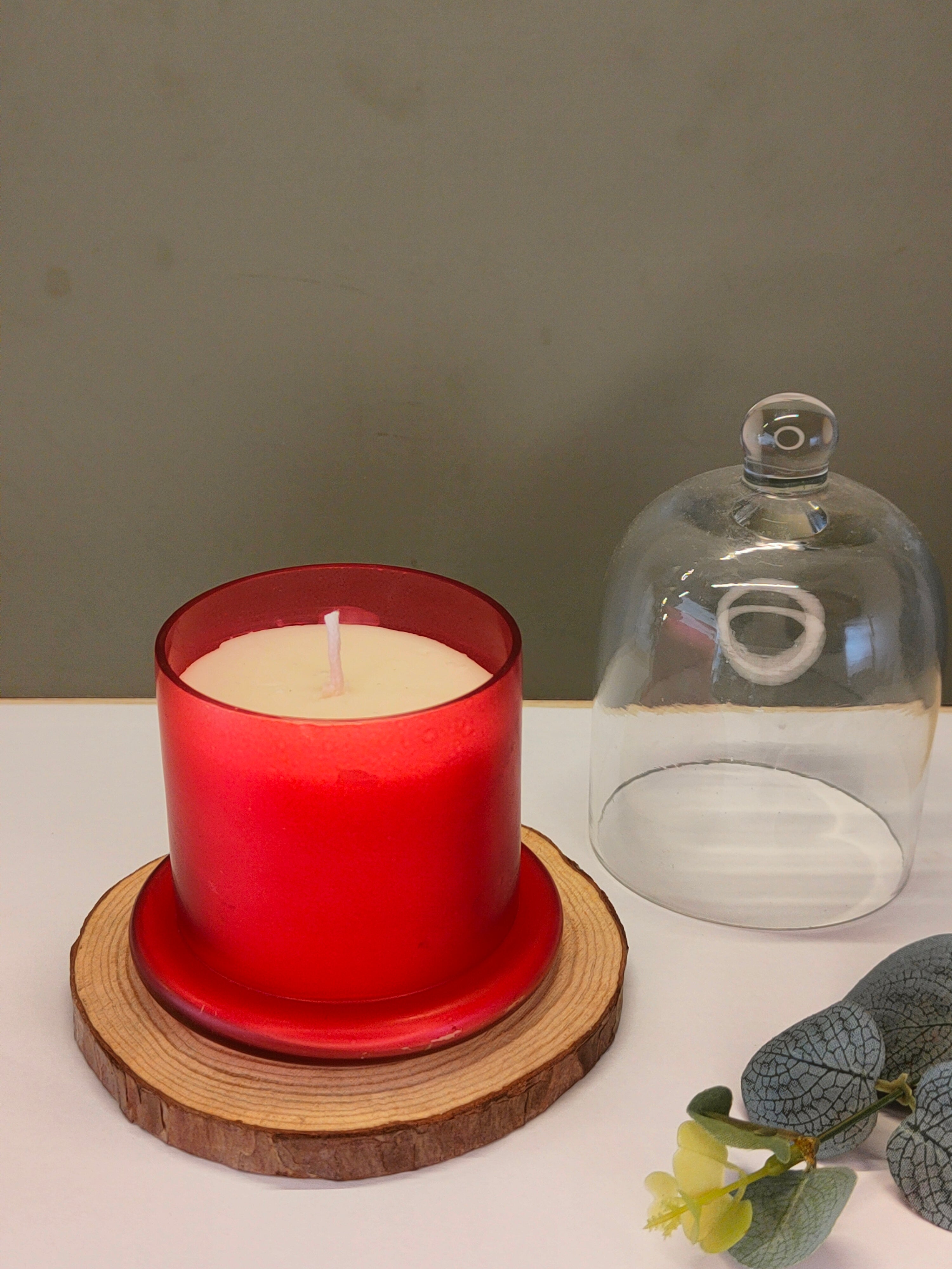 Bell Jar Candle Royal Red