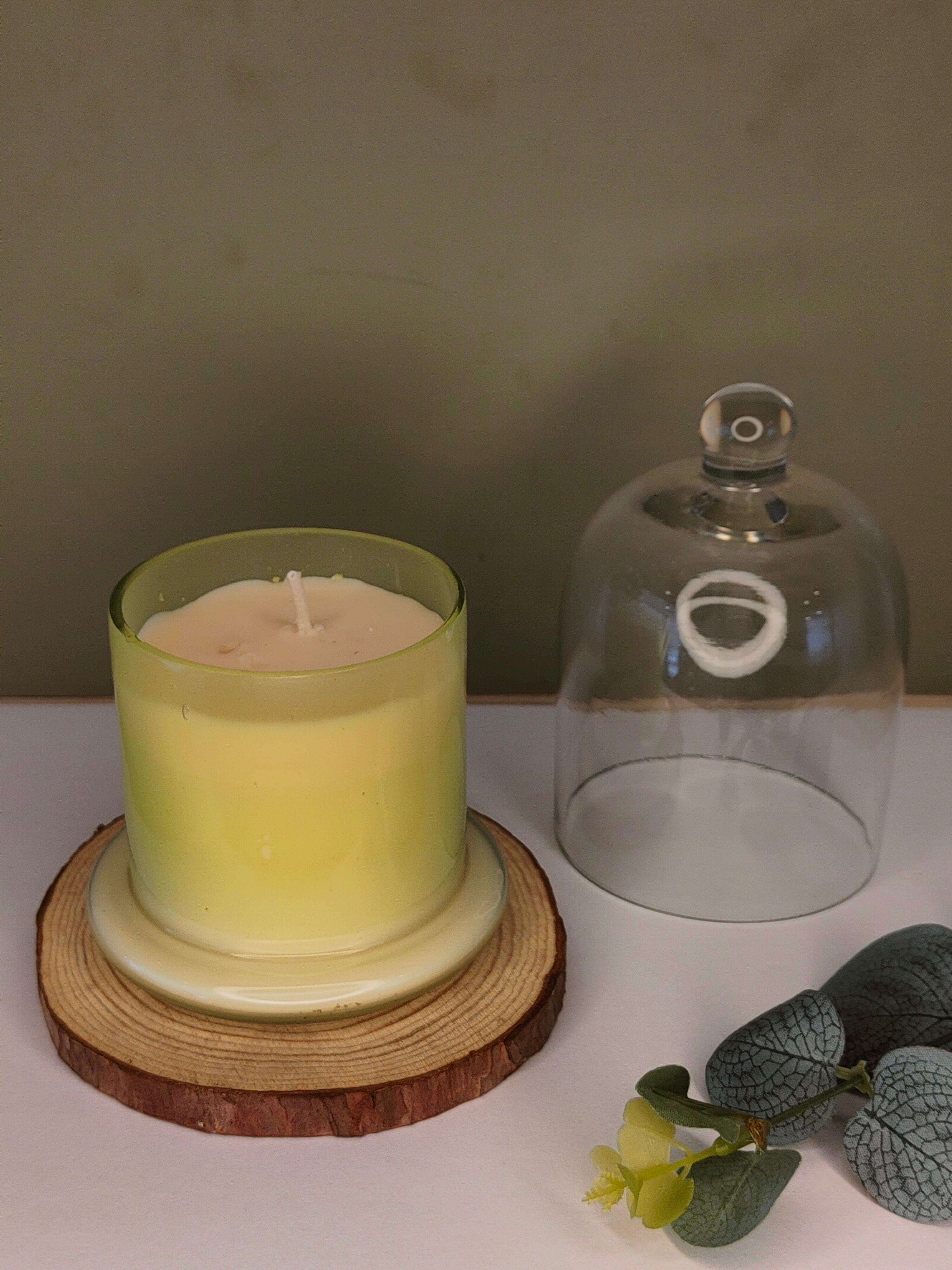 Bell Jar Candle  Off White