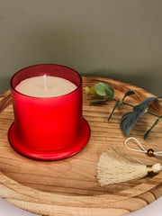 Bell Jar Candle  Red