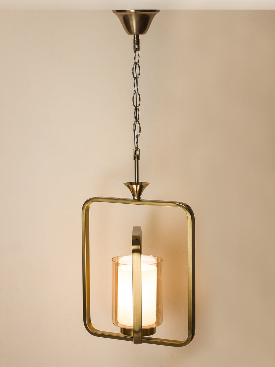 Square Metal Pendant Light