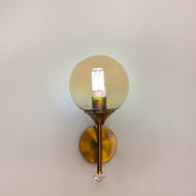 The Wall Lamps modern Clear Glass Led Wall Lamp