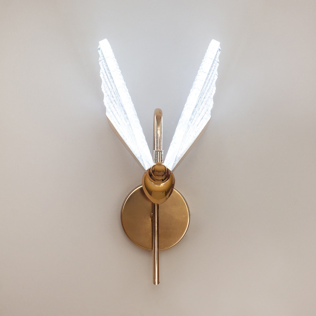 Modern style 3 color changing butterfly Wall light