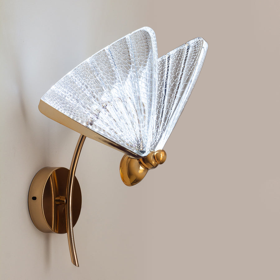 Modern style 3 color changing butterfly Wall light