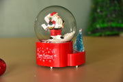 Christmas Snow Globe Musical Light Tabletop Xmas decorations