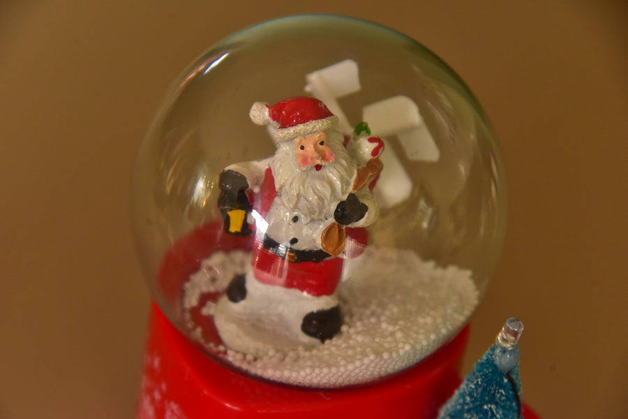 Christmas Snow Globe Musical Light Tabletop Xmas decorations