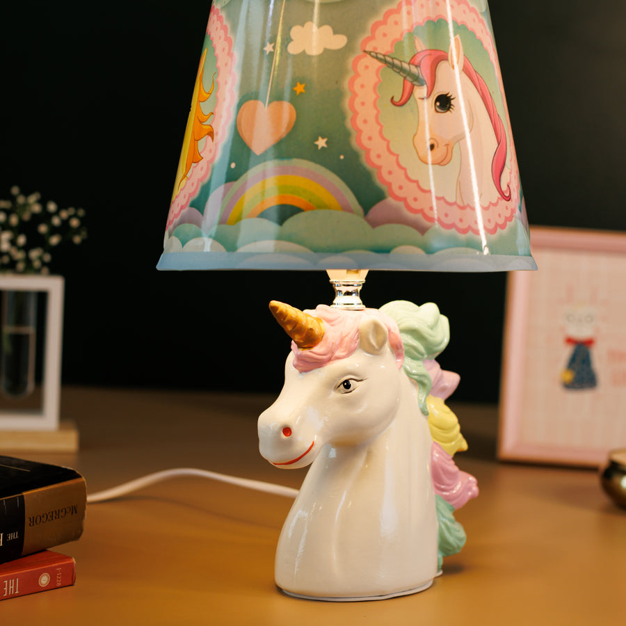 Ceramic unicorn Table Lamp