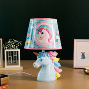 Ceramic blue unicorn for kids room