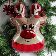 Christmas Decor Balloons, Giant 4 pcs