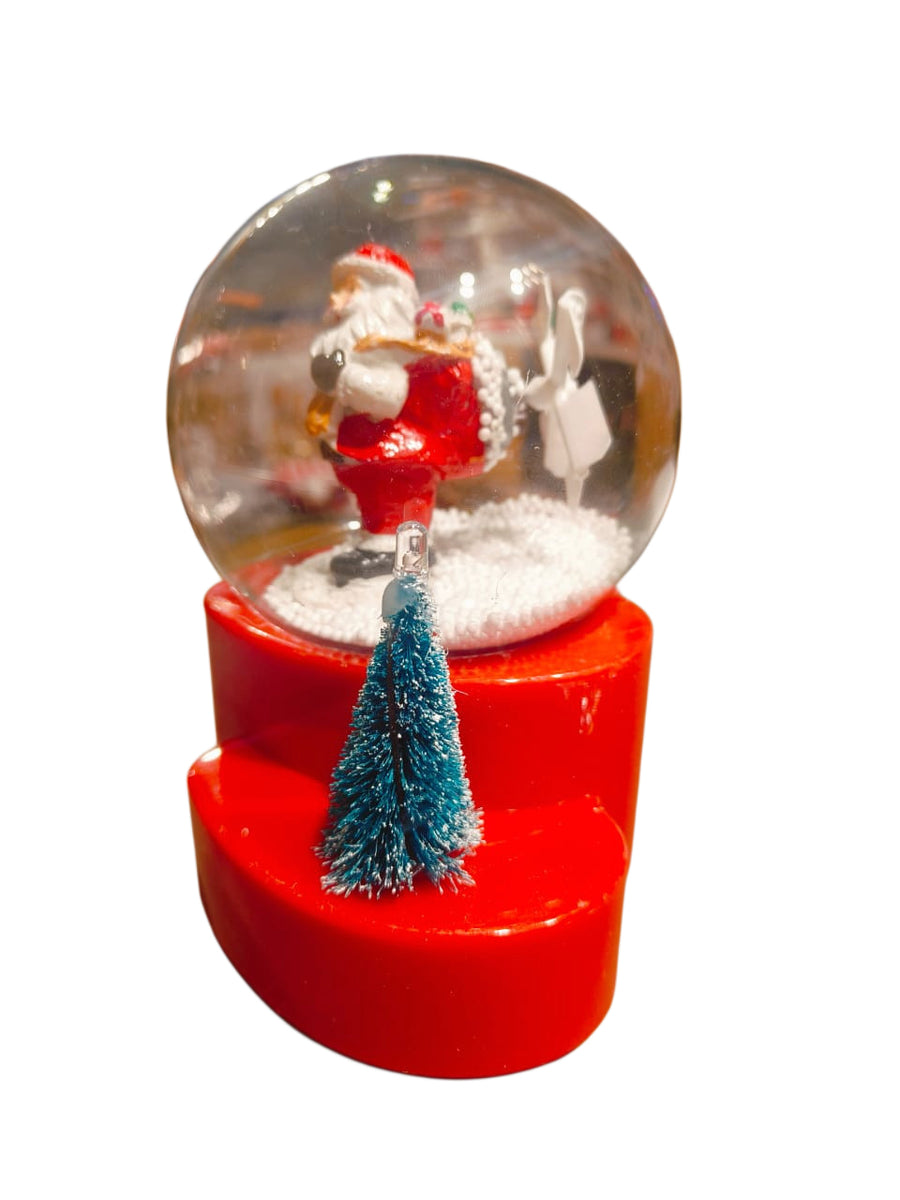 Christmas Snow Globe Musical Light Tabletop Xmas decorations