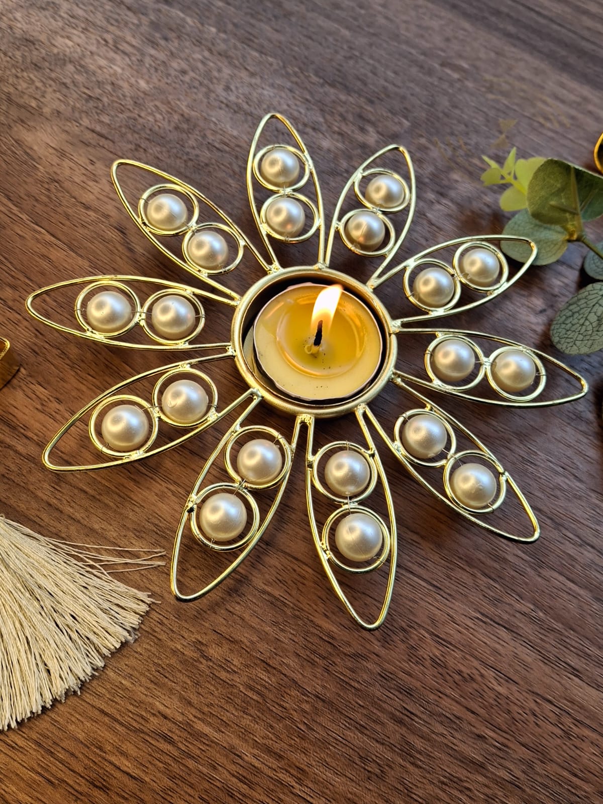 Tea Light Candle Holder  Diwali Decoration for Home Diya for Home Décor