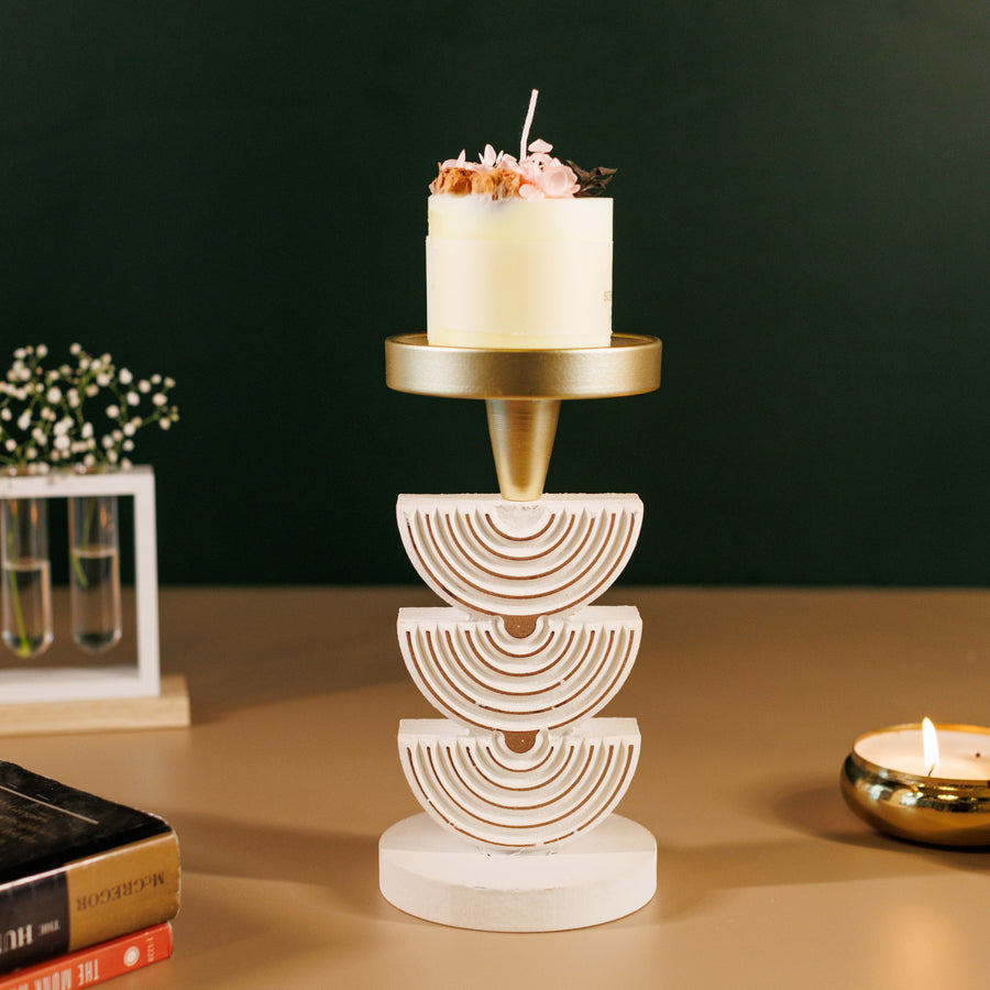 Nordic Pillar candle holder