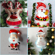 Christmas Decor Balloons, Giant 4 pcs