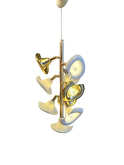 Ceramic Hibicus flowert  Pendant Light