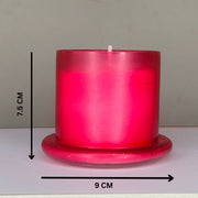 Bell Jar Candle  Red