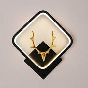 Deer Wall Lamp with Adjustable Color Changing Function