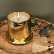 Bell Jar Candle Golden