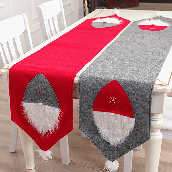 Christmas 3D Santa Claus Table Runner