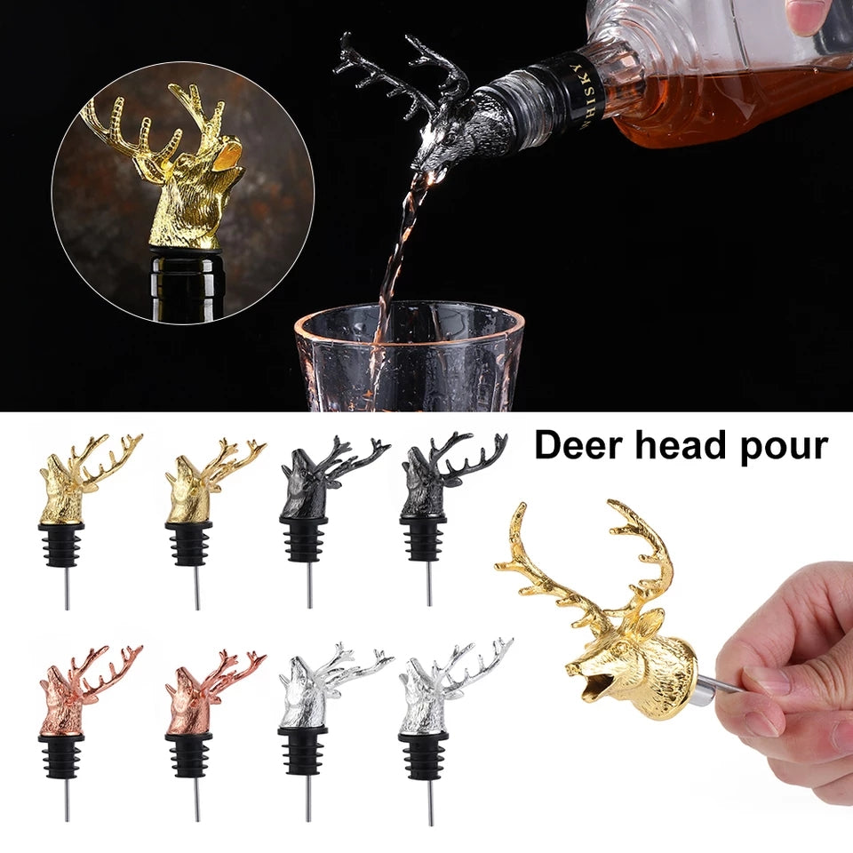 Deer Head Wine Pourer – Coral Tree